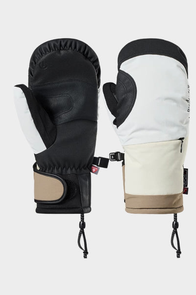 XwXwSeui Men and Women Patchwork Waterproof Long Breathproof Snow Mittens