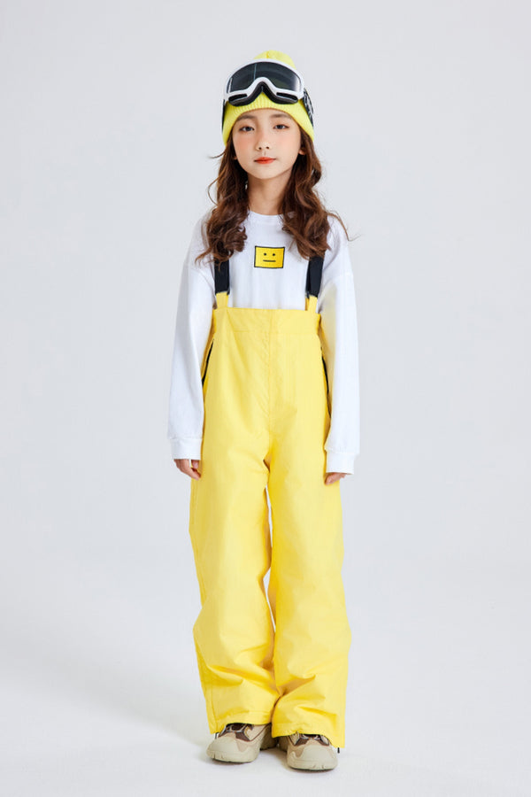 XwXwSeui Kids Shell Fashion Baggy Breathproof Waterproof Skiing Bibs