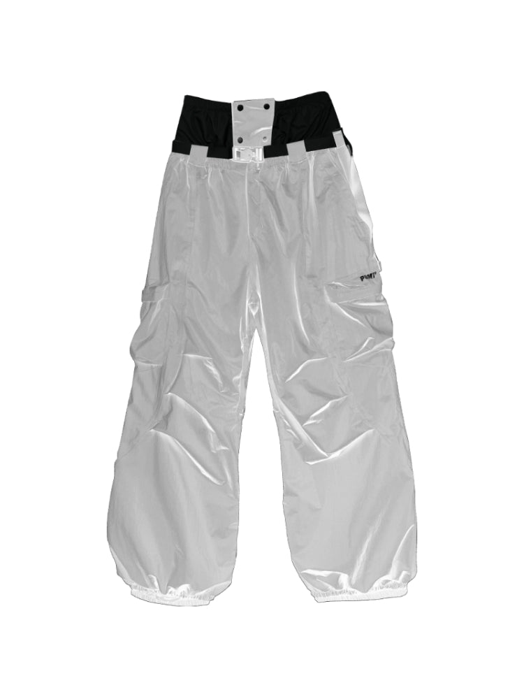 XwXwSeui Men Women Baggy Cargo Ski Pants