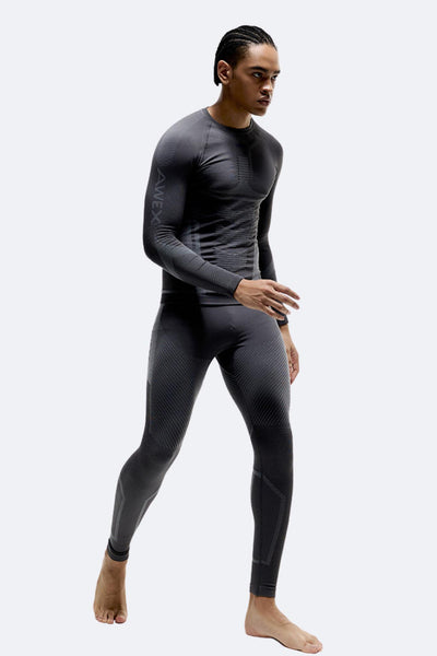 NANEND Men's Fleeced Skiing Base Layer