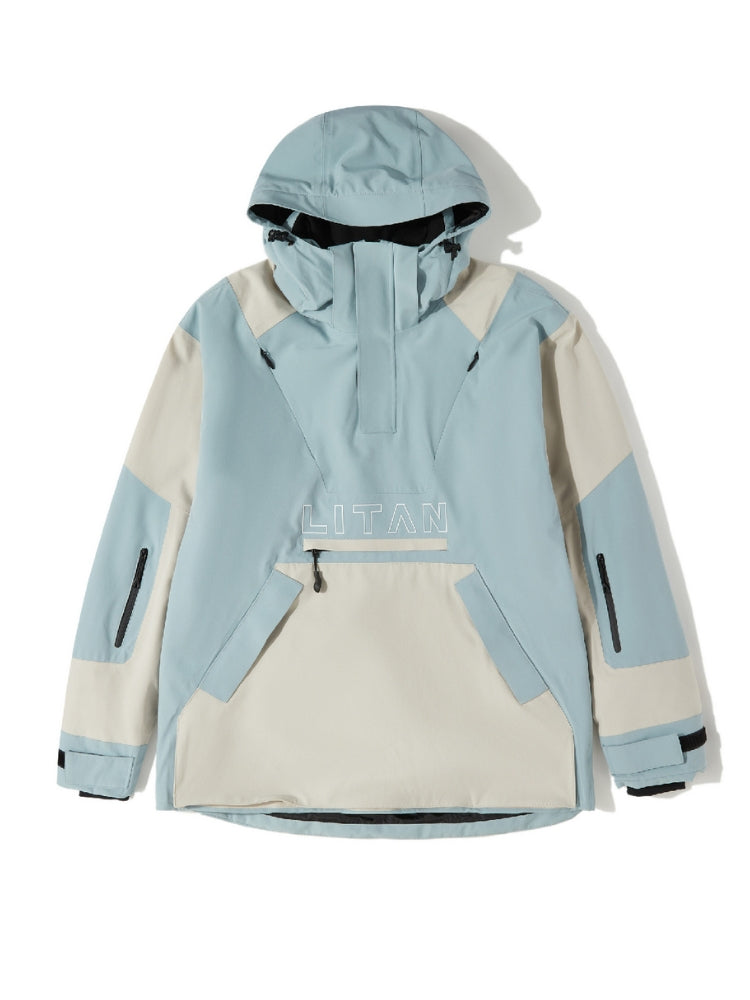 XwXwSeui Men Women Colorblock Loose Snow Suits