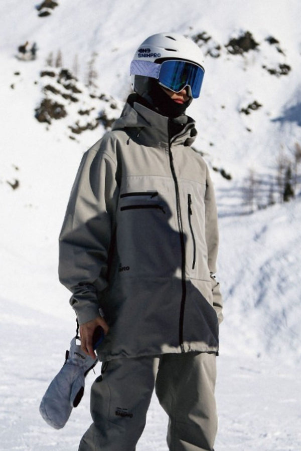 XwXwSeui Men Women Shell Baggy 3L Fashion Breathproof Skiing Jacket