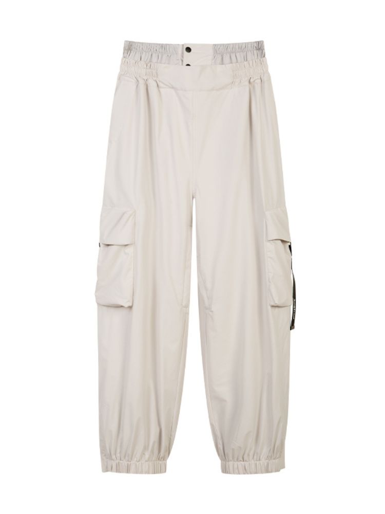 XwXwSeui Men Women Shell Baggy Ski Pants