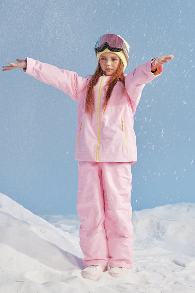 XwXwSeui Kids Shell Chic Breathable Outdoor Waterproof Loose Zipper Ski Suits