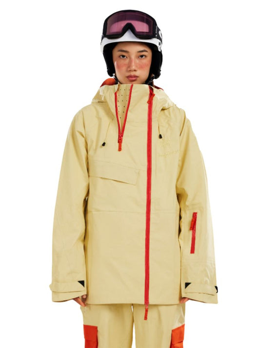 XwXwSeui Men Women 3L Waterproof Shell Snow Jacket