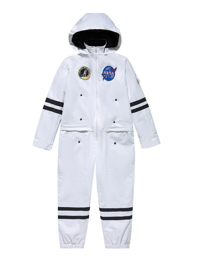 XwXwSeui Kids Insulated NASA Space Ski Jumpsuit