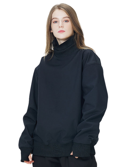 XwXwSeui Men Women Turtleneck Outdoor Ski Sweatshirt