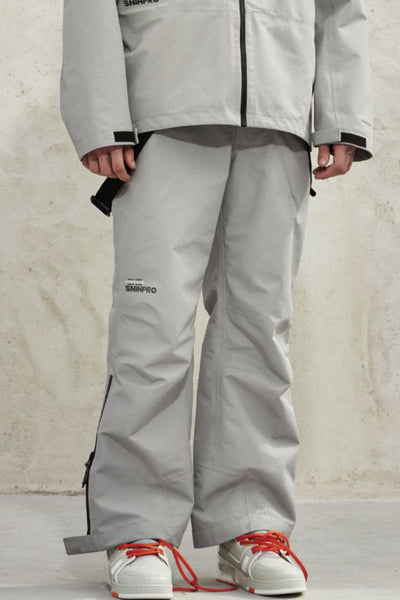 XwXwSeuin Men and Women Shell Breathable Loose Chic Waterproof Skiing Trousers