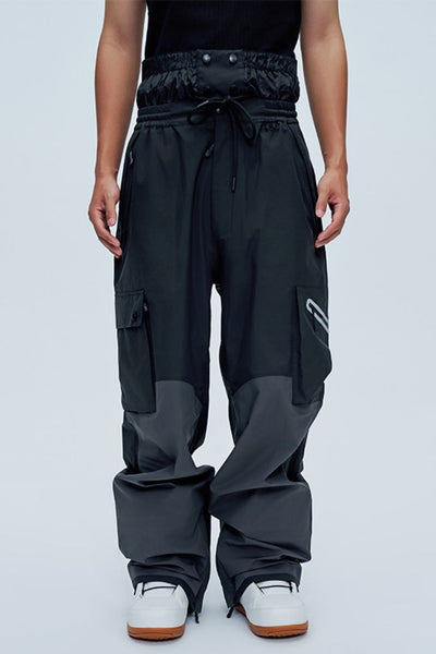 XwXwSeui Men Women 3L Shell Loose Ski Pants