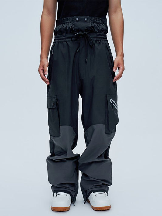 XwXwSeui Men Women 3L Shell Loose Ski Pants