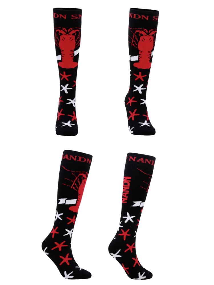 XwXwSeui Men Women Lightweight Insulated Animal Ski Socks