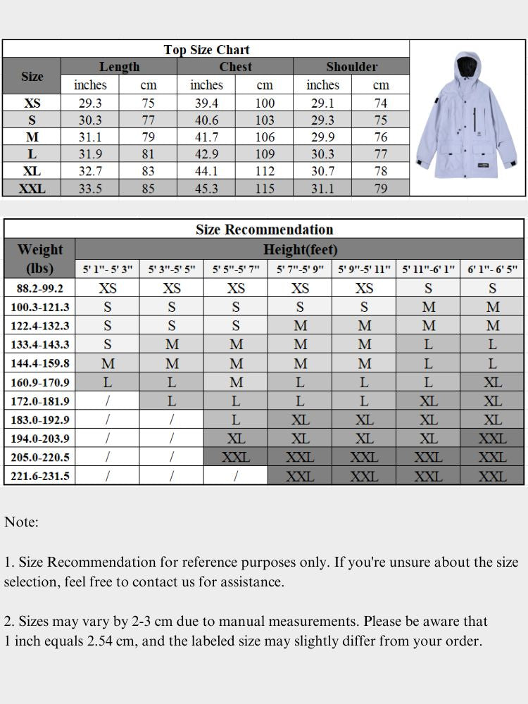 XwXwSeui Men Women Candy Color Hooded Snow Jacket