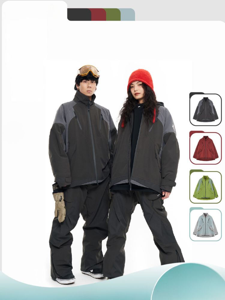 XwXwSeui Men Women Hooded Insulated Snow Suits