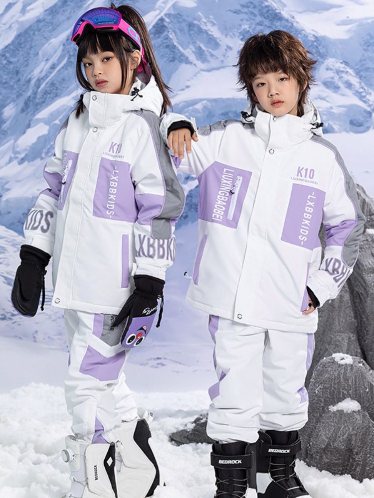 XwXwSeui Kids Loose Insulated Ski Pants