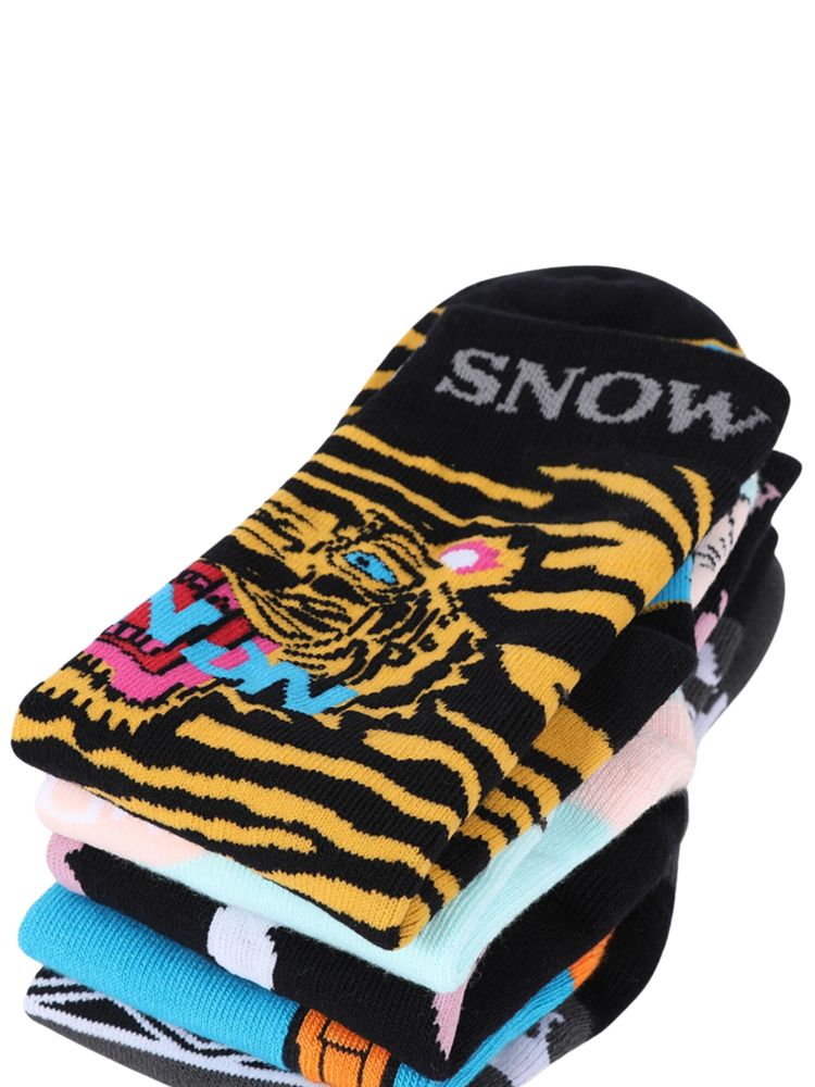 XwXwSeui Kids Insulated Long Pattern Ski Socks