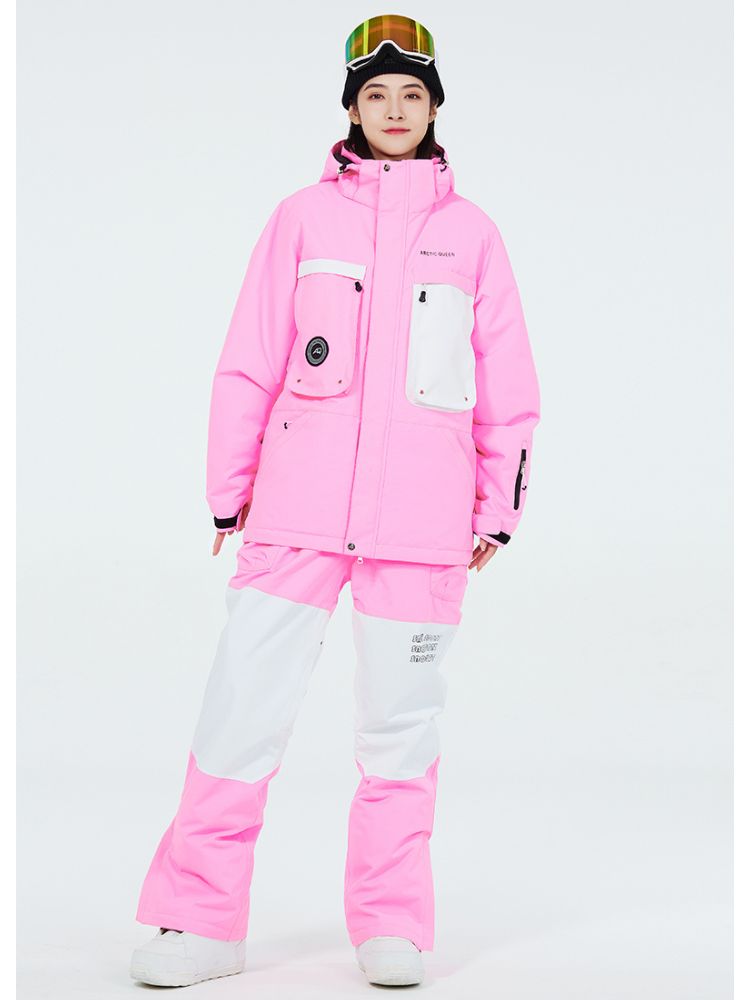 XwXwSeui Men Women Outdoor Windproof Snow Suits