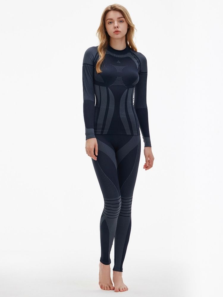 XwXwSeui Seamless Leggings Ski Base Layers