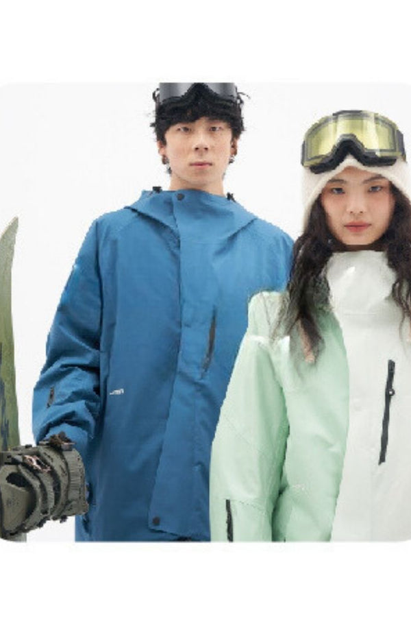 XwXwSeui Men Women Shell Snow Jacket
