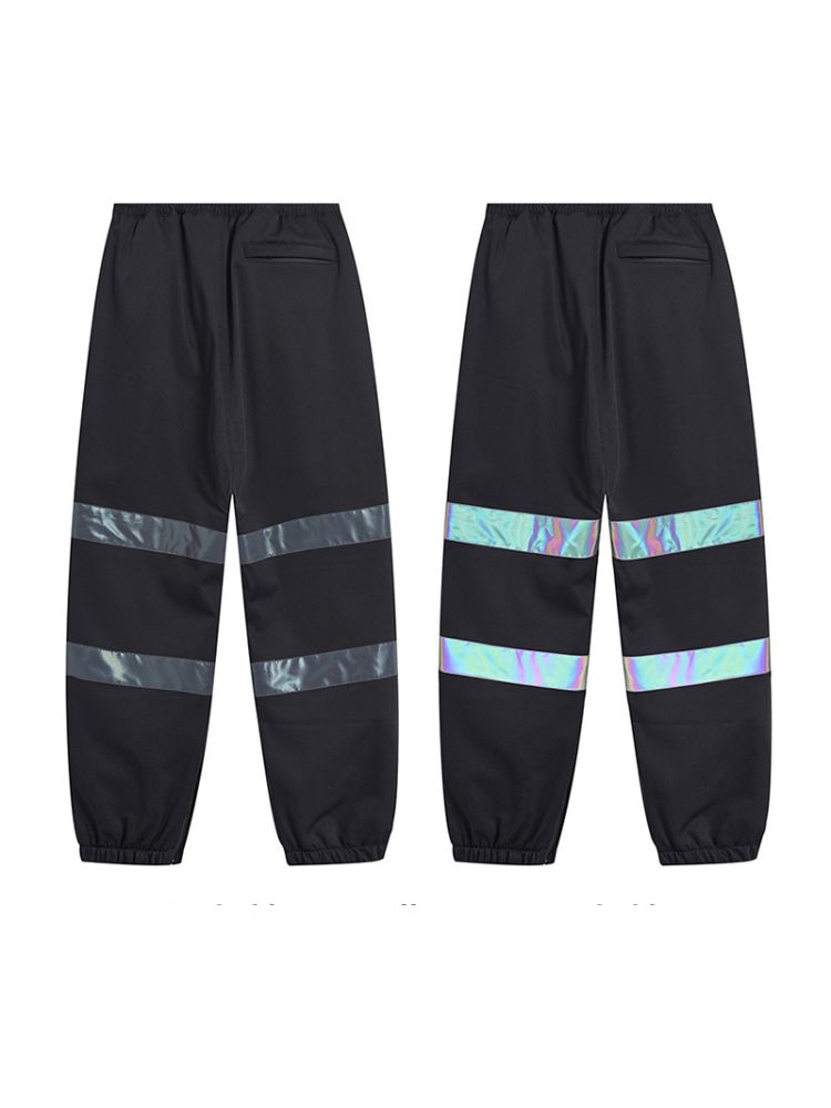 XwXwSeui Men Women Reflective Loose Ski Pants