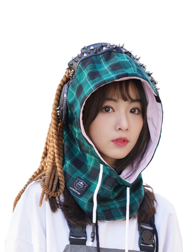 XwXwSeui Men Women Catoon Rabbit Snow Helmet Hood