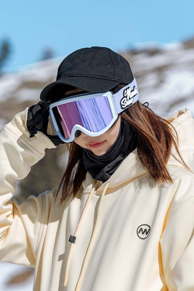 XwXwSeui Men Women Double Protection Anti-fog Snow Goggles