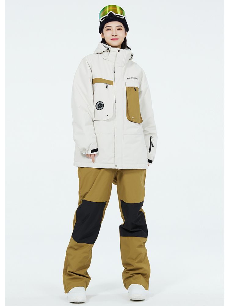 XwXwSeui Men Women Outdoor Windproof Snow Suits