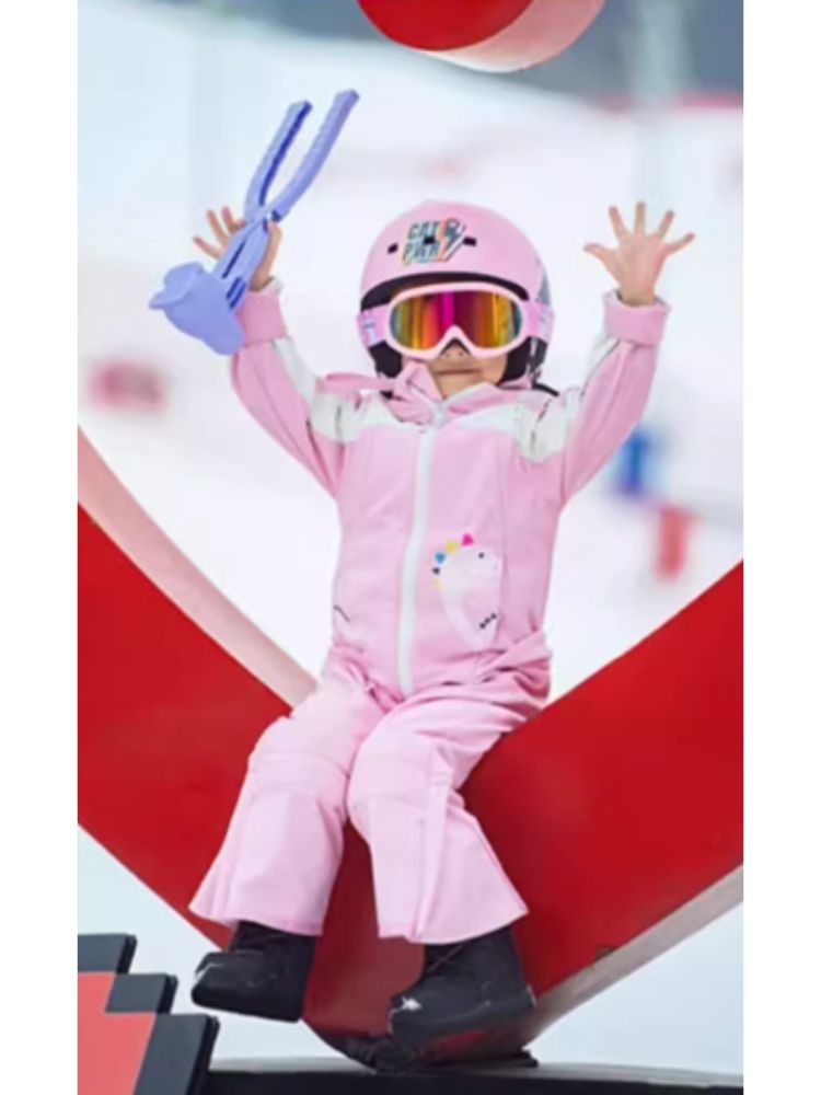 XwXwSeui Kids Animal Style Hooded Ski Jumpsuit