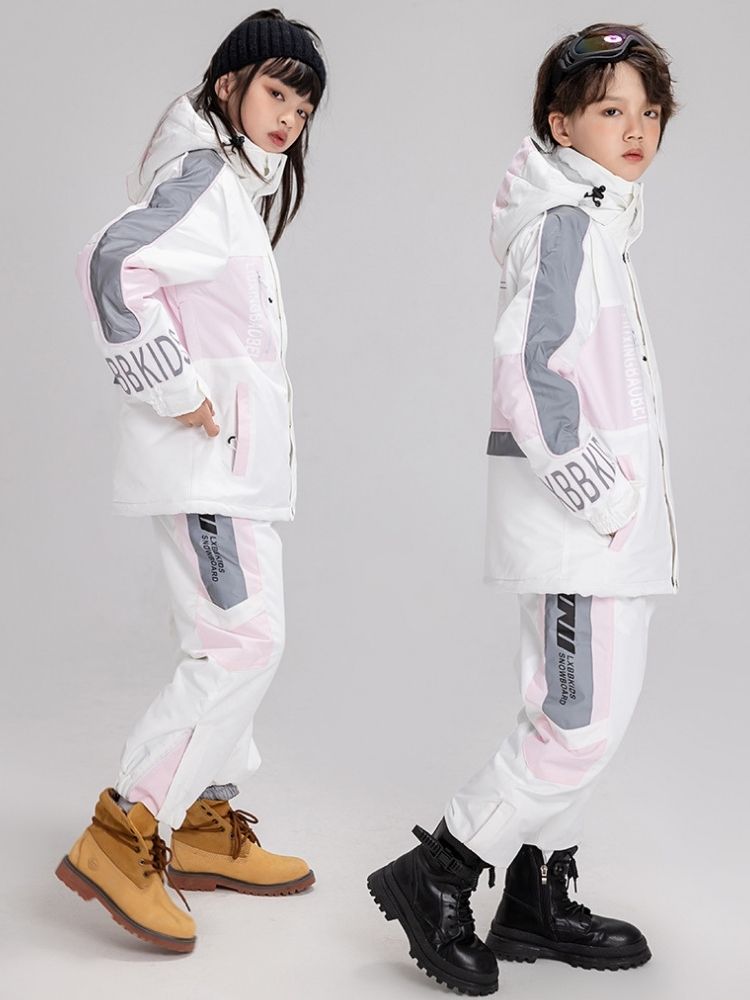 XwXwSeui Kids Reflective Insulated Snow Suits