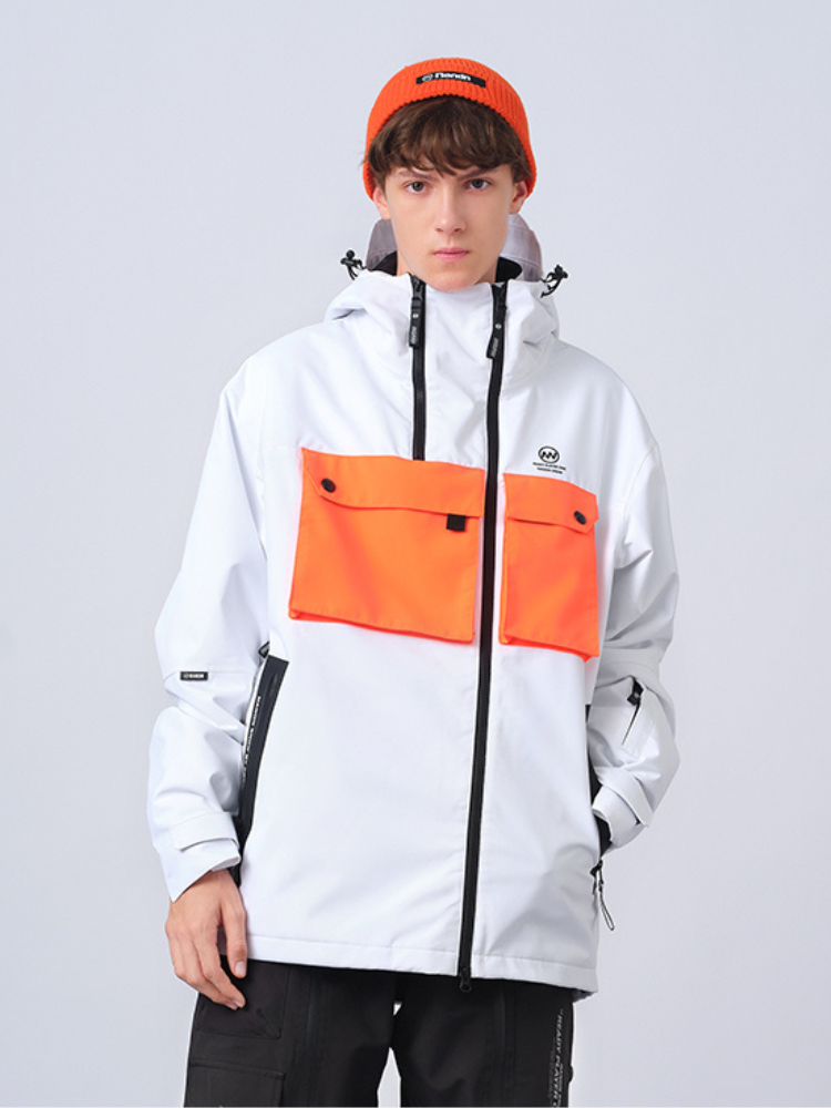 XwXwSeui Men Women  Limited Edition Hood Snow Jacket