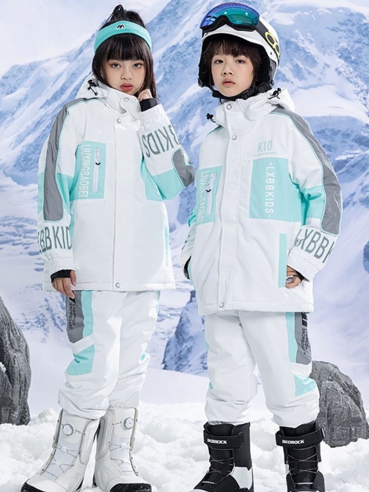 XwXwSeui Kids Reflective Insulated Snow Suits