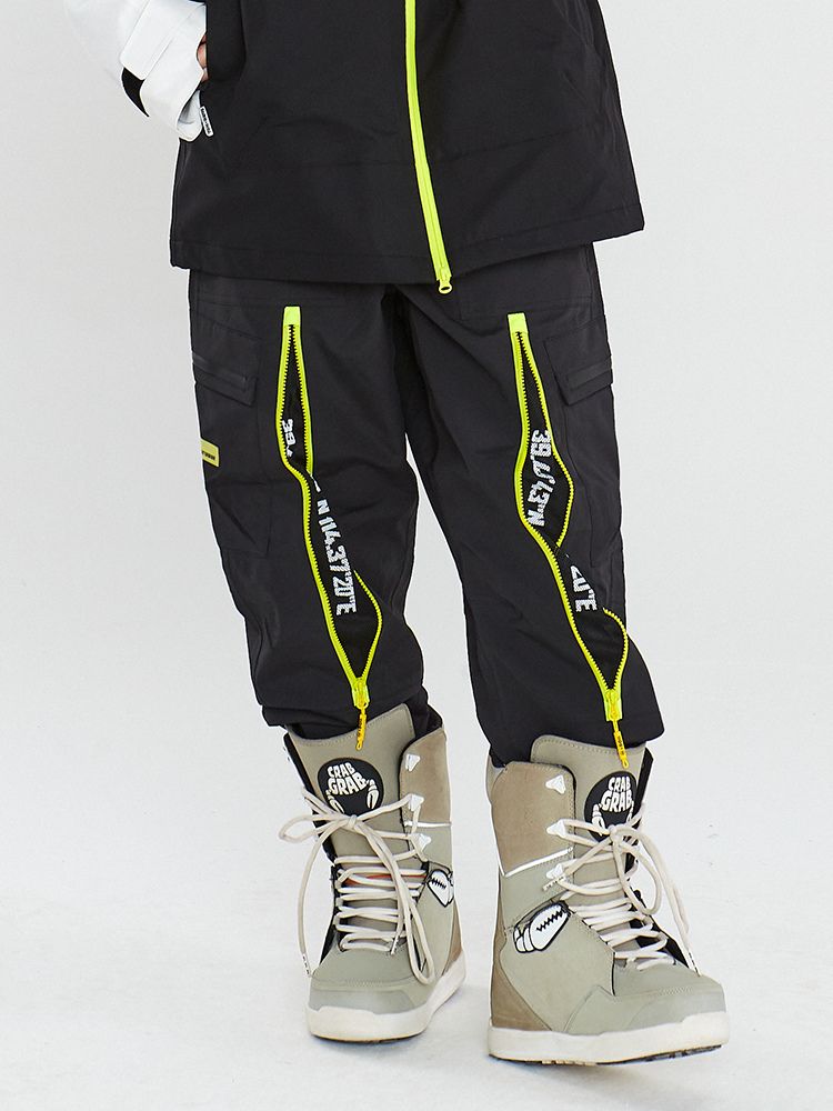 XwXwSeui Men Women Narrow Mouth Loose Ski Pants