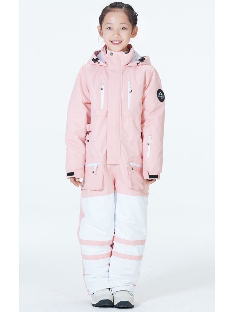 XwXwSeui Kids Insulated Breathable Ski Jumpsuit