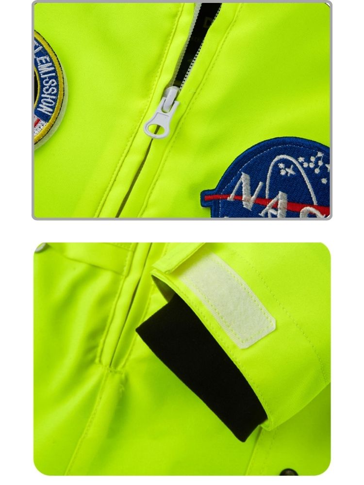 XwXwSeui Kids Insulated NASA Space Ski Jumpsuit