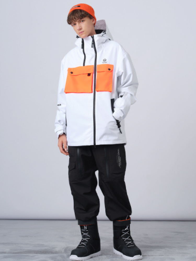 XwXwSeui Men Women  Limited Edition Hood Snow Jacket