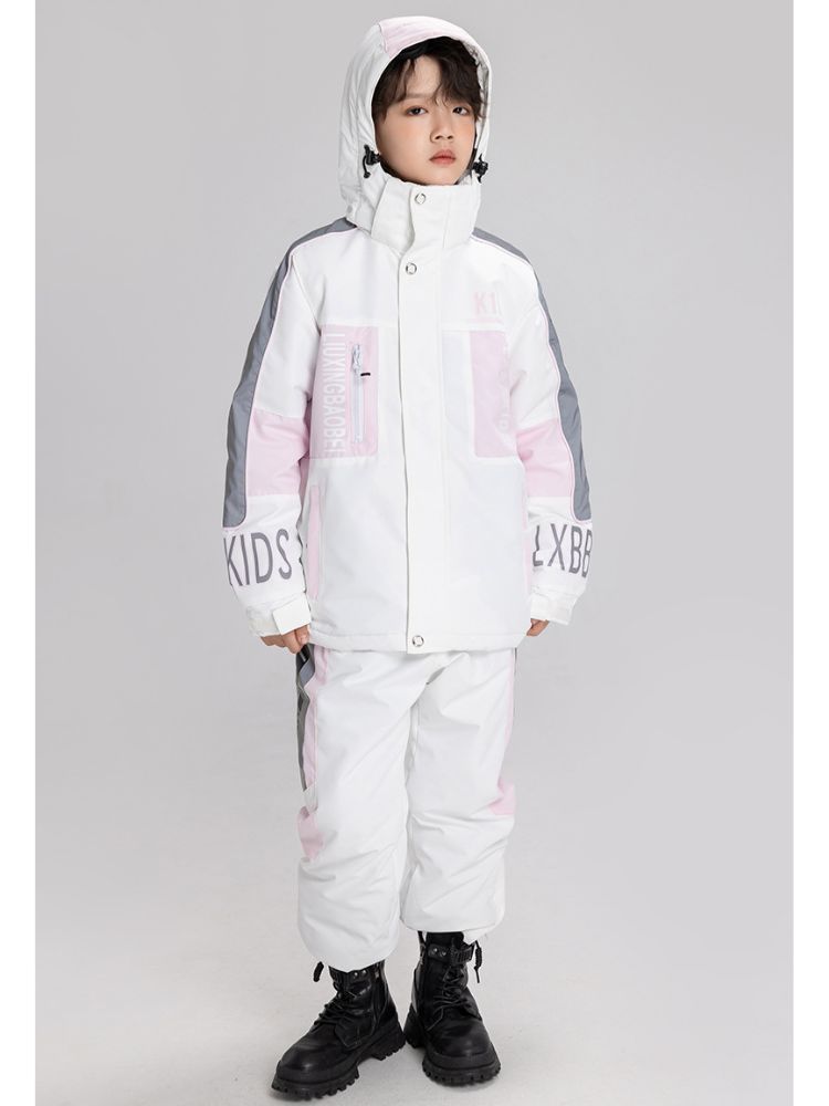 XwXwSeui Kids Reflective Insulated Snow Jacket