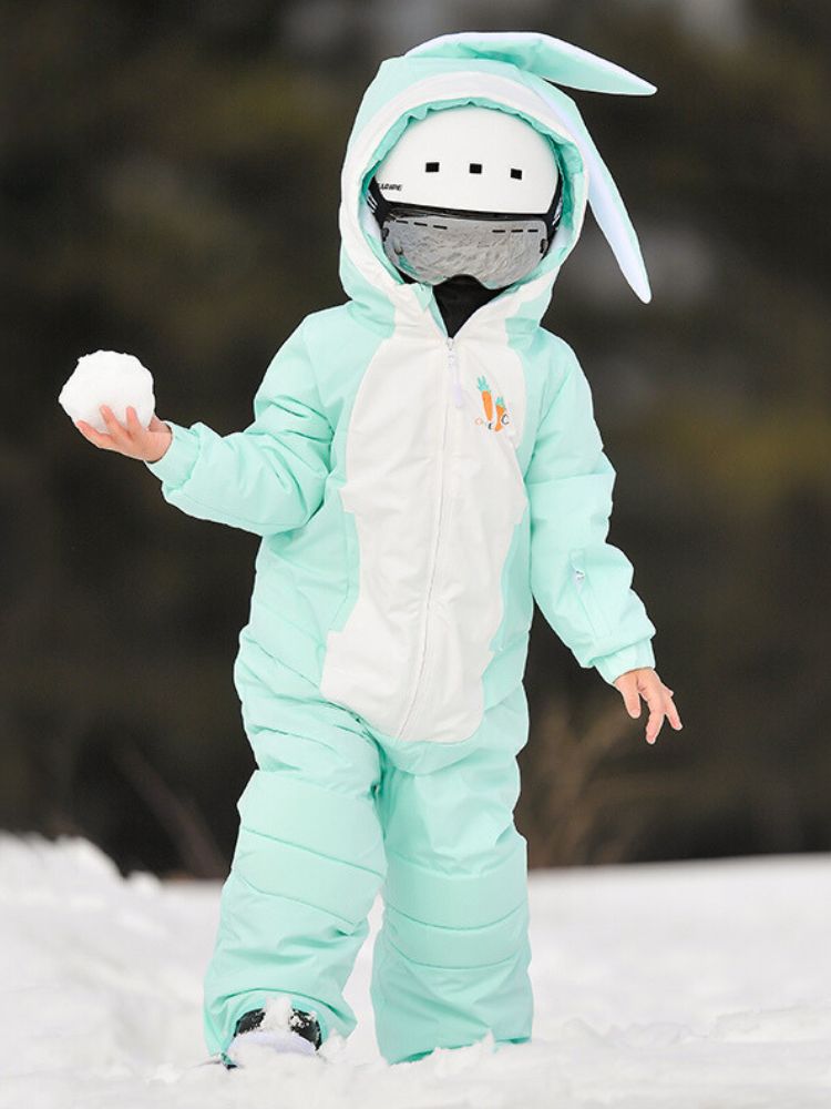 XwXwSeui Kids Animal Style Hooded Ski Jumpsuit