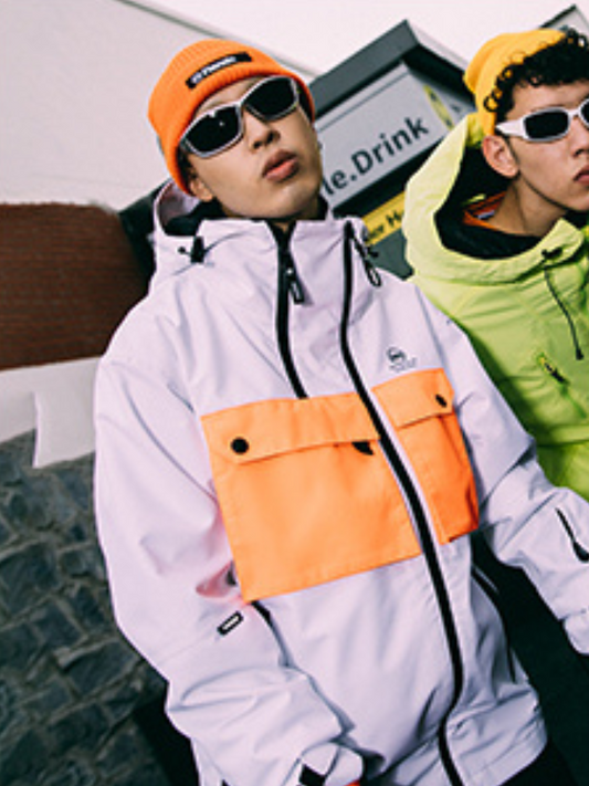 XwXwSeui Men Women  Limited Edition Hood Snow Jacket