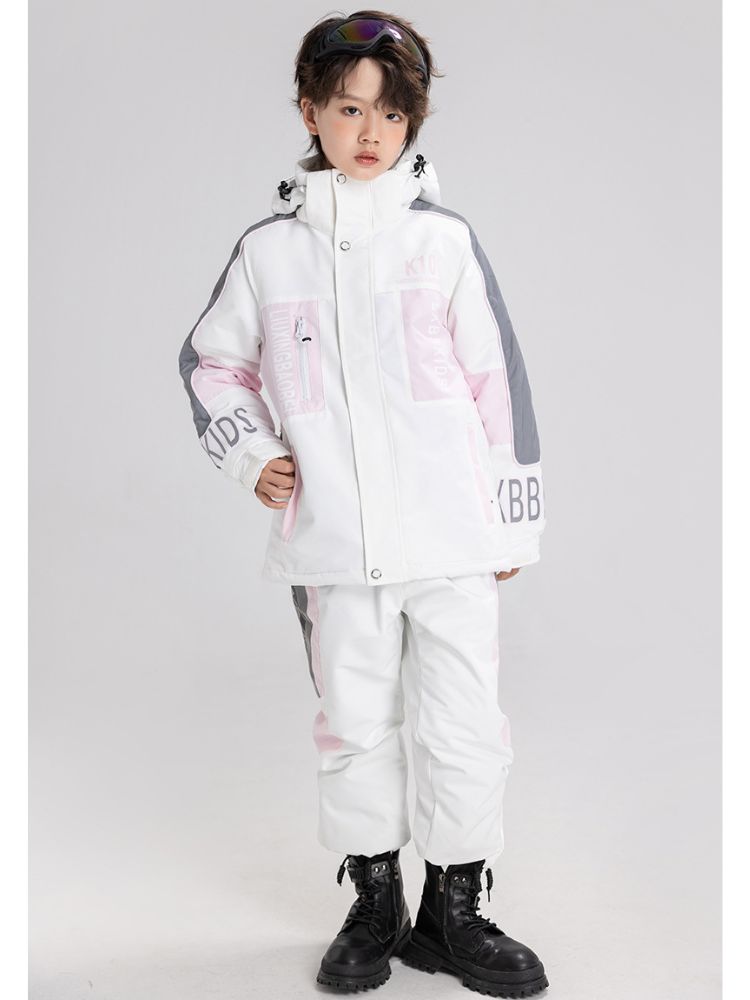 XwXwSeui Kids Reflective Insulated Snow Jacket