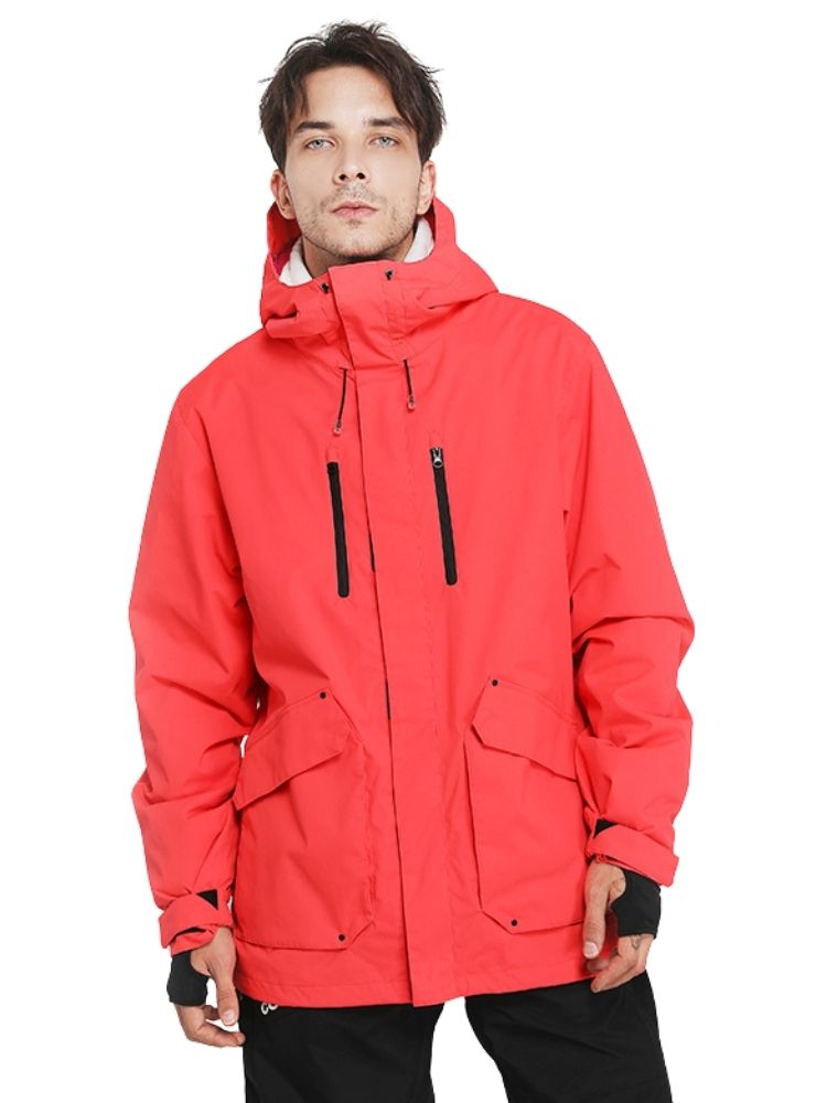 XwXwSeui Men Women Vantage Shell Hooded Snow Jacket