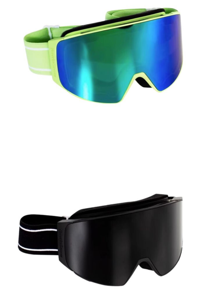 XwXwSeui Men Women Anti-fog Magnetic Snow Goggles