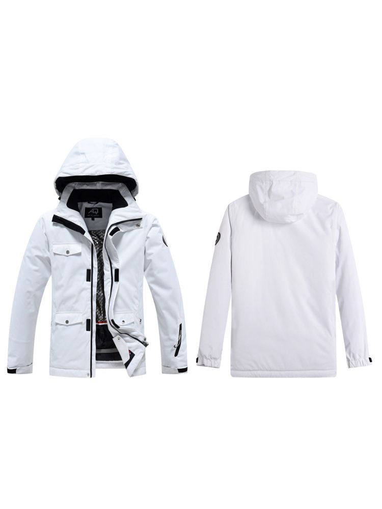 XwXwSeui Men Women Outdoor Hooded Snow Jacket