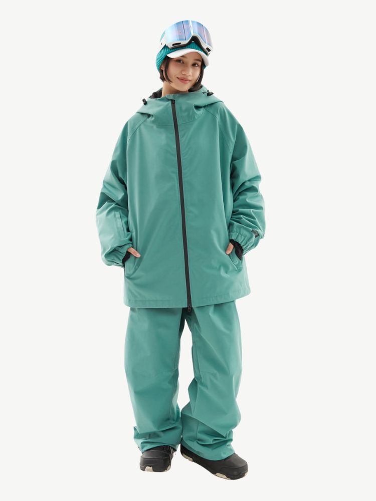 XwXwSeui Men Women Loose Thickened Snow Suits