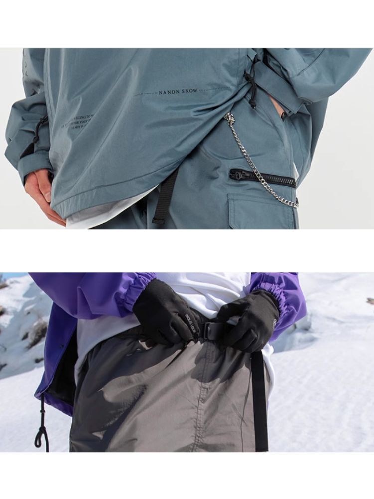 XwXwSeui Men Women Breathable Windproof Ski Pants