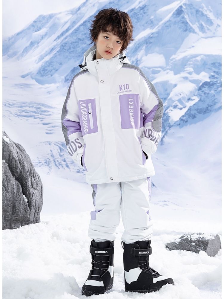 XwXwSeui Kids Reflective Insulated Snow Suits