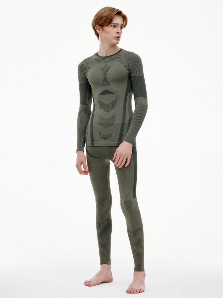 XwXwSeui Seamless Leggings Ski Base Layers