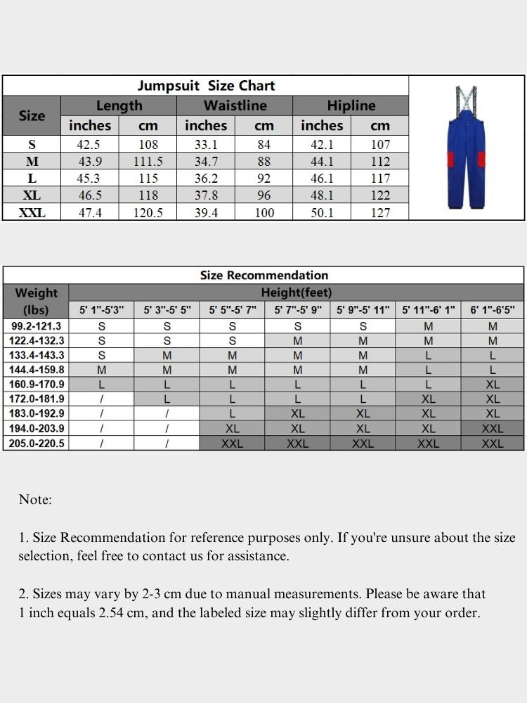 XwXwSeui Men Women 3L Ultralight Snow Bibs