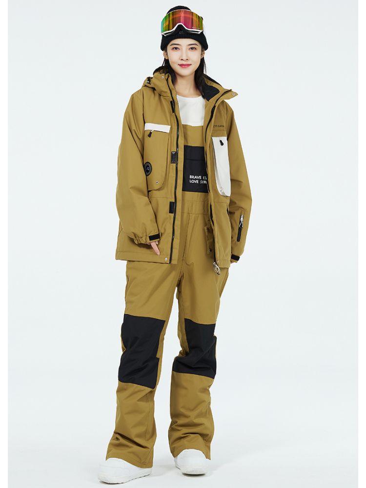 XwXwSeui Men Women Outdoor Windproof Snow Suits