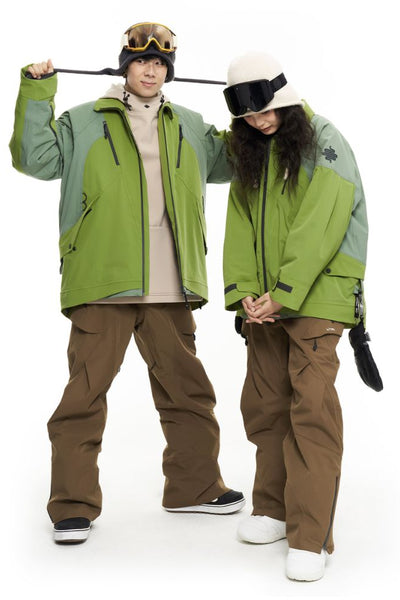 XwXwSeui Men Women Hip Hop Loose Snow Jacket