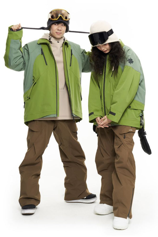 XwXwSeui Men Women Hip Hop Loose Snow Jacket