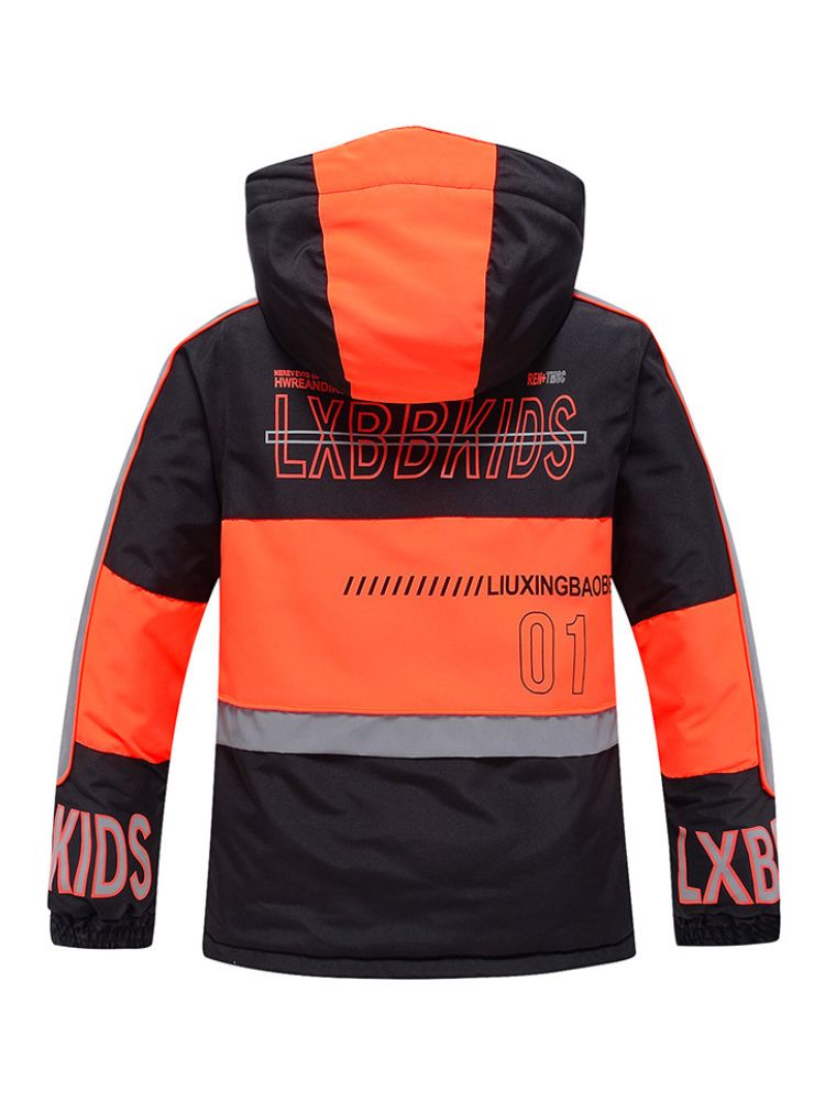 XwXwSeui Kids Reflective Insulated Snow Jacket